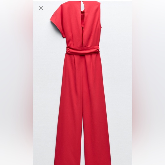 NWT Zara Belted Jumpsuit 🩷 - Picture 4 of 4